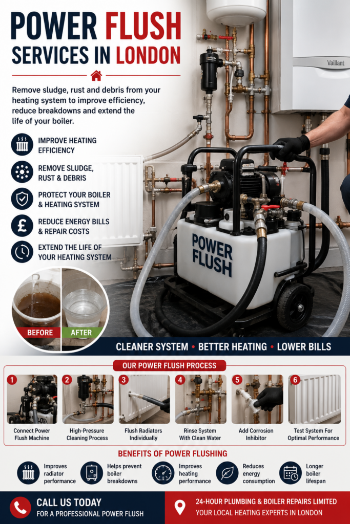 power flush service london